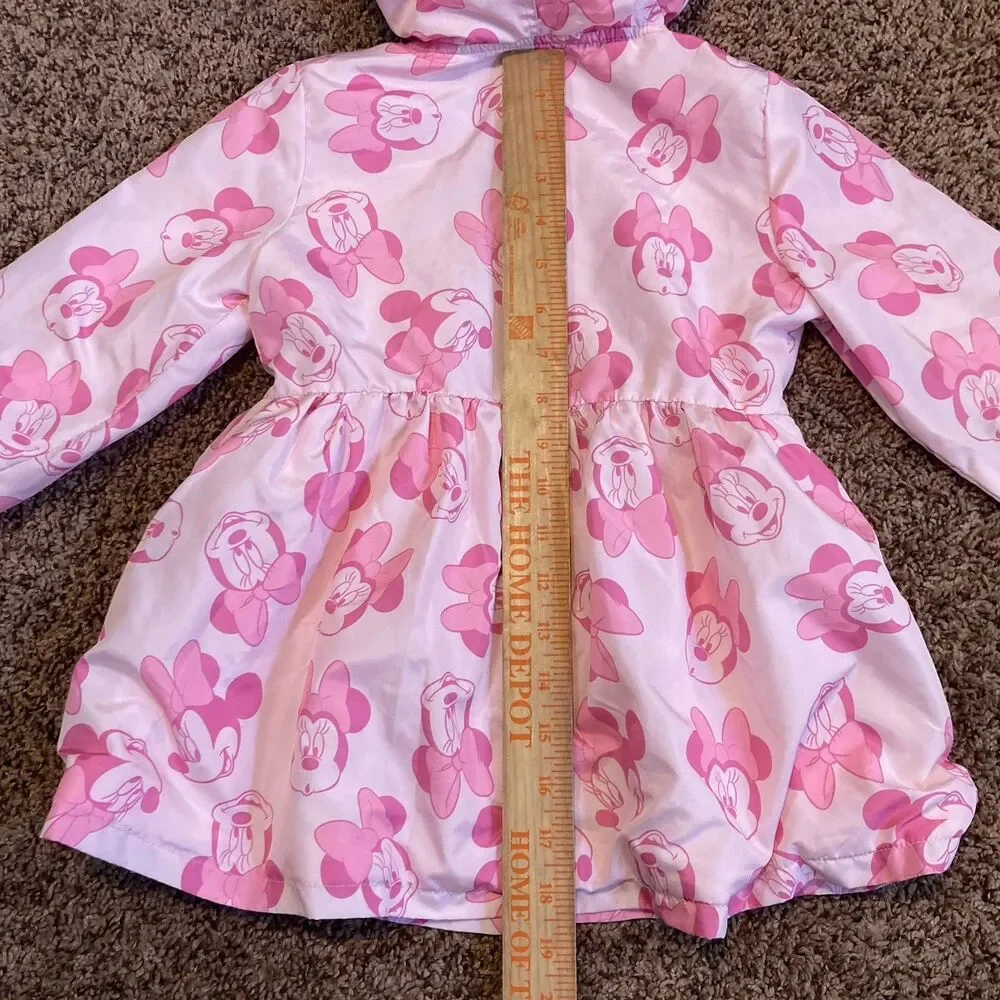 Toddler Girls' Disney Minnie Mouse Lightweight Jacket Size 4T